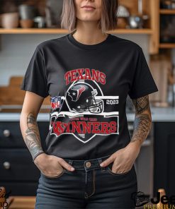 Houston Texans Winners Champions 2023 Super Wild Card NFL Divisional Helmet Logo T Shirt