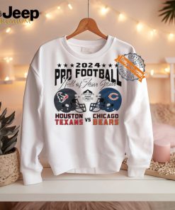 Houston Texans vs Chicago Bears 2024 pro football hall of fame game shirt