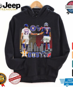 Houston skyline City Astros Jose Altuve x Texans C J Stroud shirt