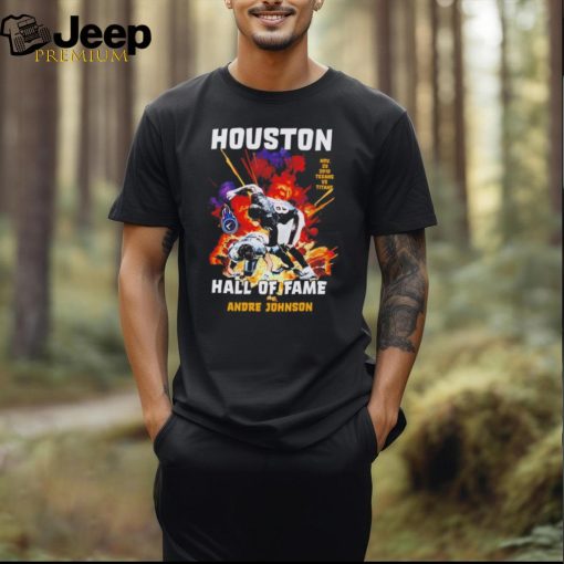 Houton Texas hall of fame Andre Johnson shirt