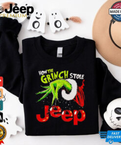 How the Grinch stole jeep Christmas shirt
