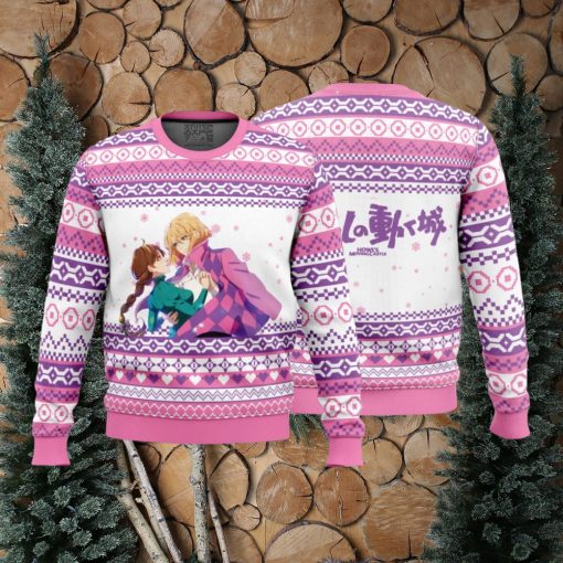 Howl and Sophie Howl’s Moving Castle Ugly Christmas Sweater