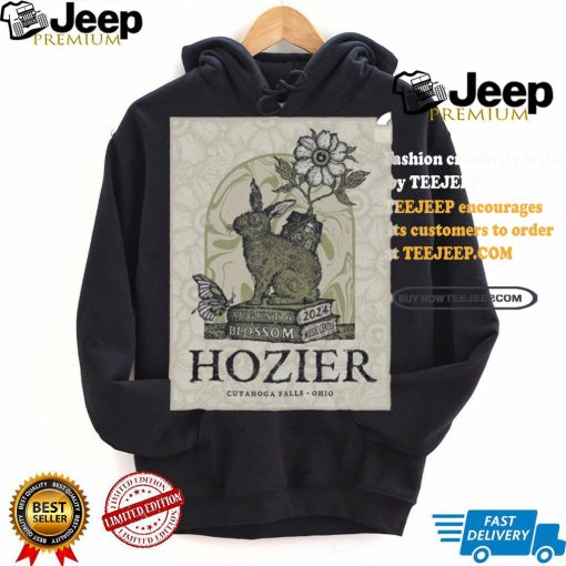 Hozier August 6 2024 Blossom Music Center Cuyahoga Falls OH Poster shirt