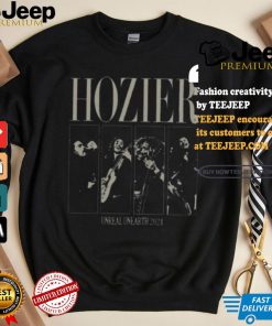 Hozier unreal unearth photo tour concert 2024 shirt