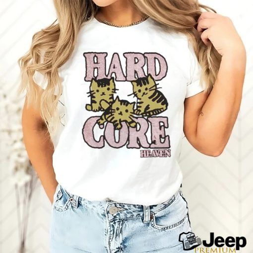 Hrtjankboteko Hard Core Heaven Cat Shirt