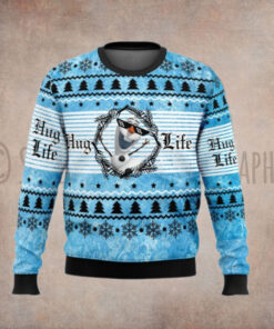 Hug Life Olaf Ugly Christmas Sweater