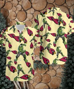 Hulk Marvel Avengers Fanfiction Tacky Hawaiian Shirt Arizona Cardinals