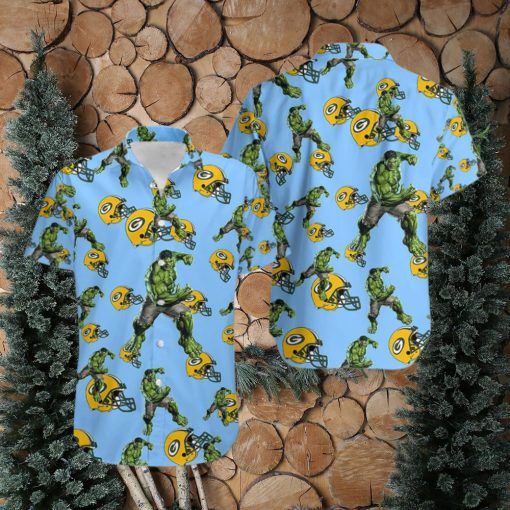 Hulk Marvel Avengers New Movie Hawaiian Shirts For Sale Green Bay Packers Nfl