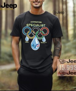 Hydration specialist high quality Olympic logo shirt