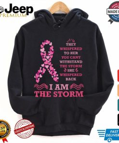 I Am The Storm Breast Cancer Ribbon T Shirt