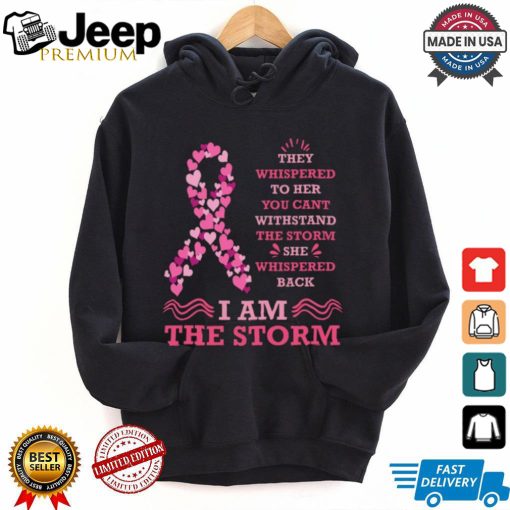 I Am The Storm Breast Cancer Ribbon T Shirt