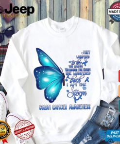 I Am The Storm Colon Cancer Awareness Butterfly T Shirt