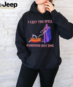 I Cast the Spell Consume Hot Dog T Shirts