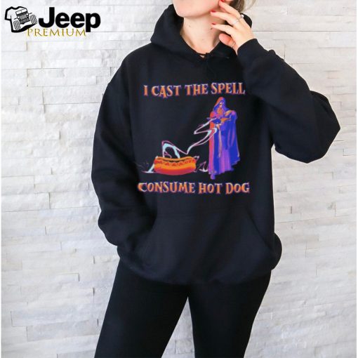 I Cast the Spell Consume Hot Dog T Shirts