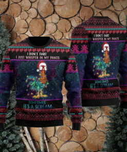 I Don’t Fart I Just Whisper In My Pants Sometimes It’s A Scream Ugly Christmas Sweater