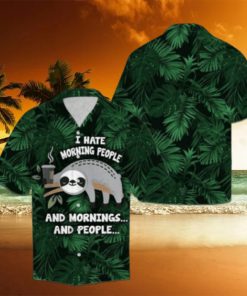 I Hate Morning People Hawaiian Shirt