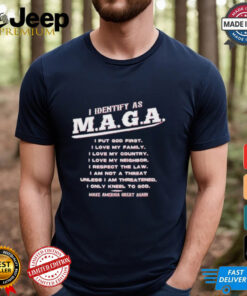 I Identify As Maga 2024 T shirts