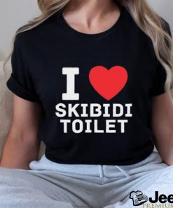 I Love Skibidi Toilet Shirt