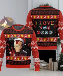 I Love You 3000 Iron Man Ugly Sweater