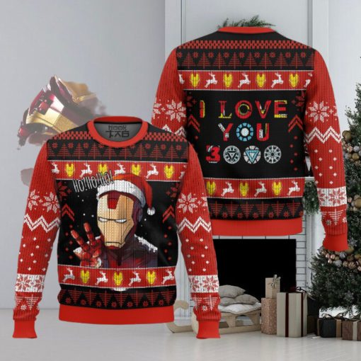 I Love You 3000 Iron Man Ugly Sweater