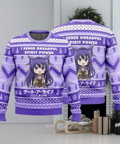 I Sense Dreadful Spirit Power Date A Live Ugly Christmas Sweater