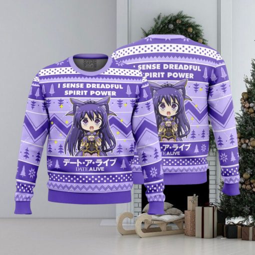 I Sense Dreadful Spirit Power Date A Live Ugly Christmas Sweater