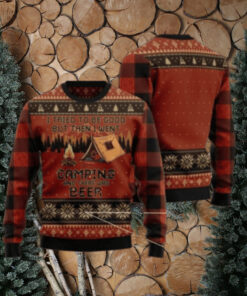 I Tried To Be Good But Then I Went Camping Ugly Christmas Sweater