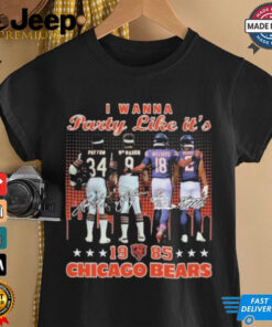 I Wanna Party Like It’s 1985 Chicago Bears Signatures Shirt