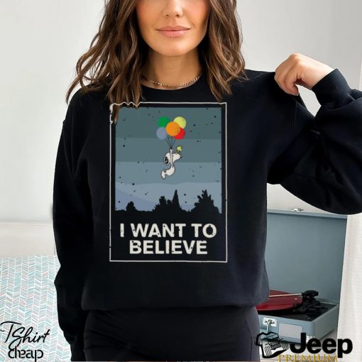 I Want To Believe Shirt