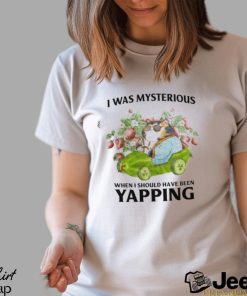 I Was Mysterious When I Should Have Been Yapping T Shirt