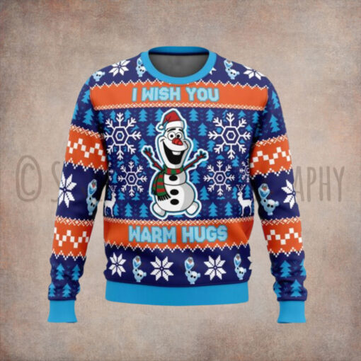 I Wish You Warm Hugs Ugly Christmas Sweater