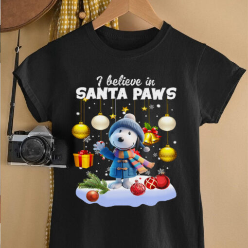 I believe in santa paws christmas shirt