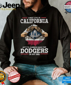 I live in California but i’ll always have the Los Angeles Dodgers in My DNA Shirt