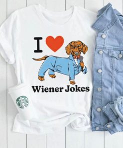 I love dog wiener jokes shirt