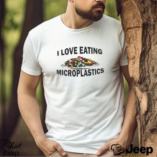 I love eating microplastics lego shirt