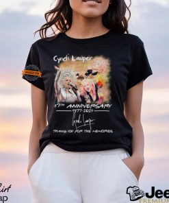 Cyndi Lauper Girls Just Want to Have Fun Farewell Tour 47th Anniversary 1977 2024 Thank You For The Memories T Shirt