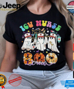 ICU Boo Crew Costume Funny Nurse Ghost Halloween Nursing shirt