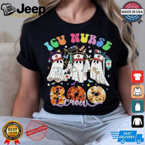 ICU Boo Crew Costume Funny Nurse Ghost Halloween Nursing shirt