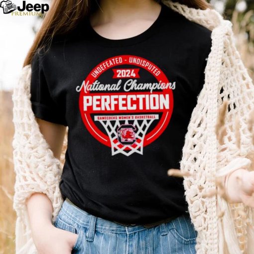 South Carolina Gamecocks Women’s Basketball 2024 Undefeated Undisputed National Champions perfection shirt