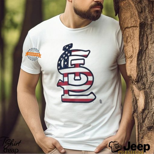 St. Louis Cardinals Logo 4th Of July Flag Shirt