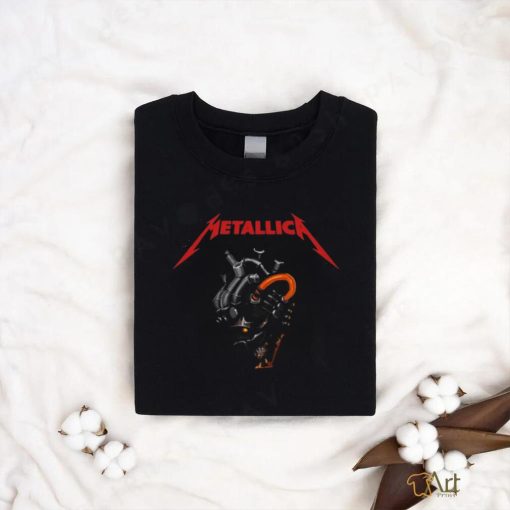 Fortnite x Metallica Rust Merch Collaboration T Shirt