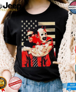 Ice nine kills x terrifier a work of art embrace USA flag Shirt