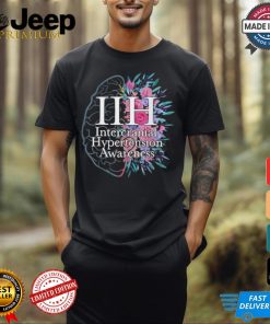 Idiopathic intracranial hypertension awareness brain floral shirt