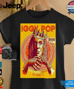 Iggy Pop October 6 2024 Royal Center, Bogota shirt