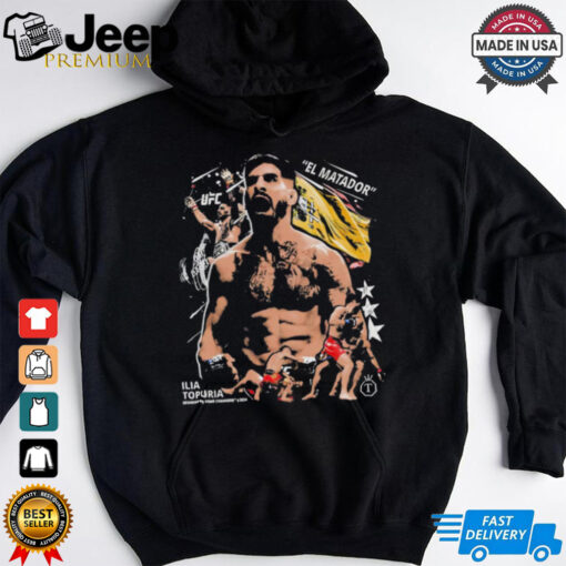 Ilia Topuria Featherweight MMA graphic shirt
