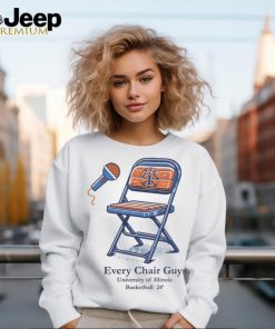 Illinois Basketball 2023 2024 Every Chair Guys Tshirt