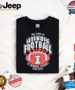 Illinois Fighting Illini 100 Years Of Football 2024 Shirt