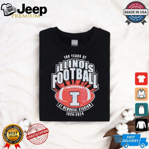 Illinois Fighting Illini 100 Years Of Football 2024 Shirt