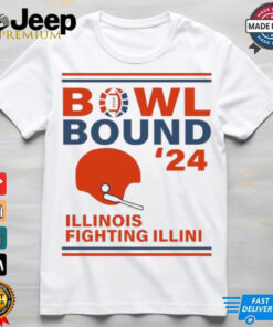 Illinois Fighting Illini 2024 Bowl Bound Helmet Shirt