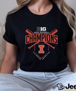 Illinois Fighting Illini Big 2024 Baseball Champions Shirt